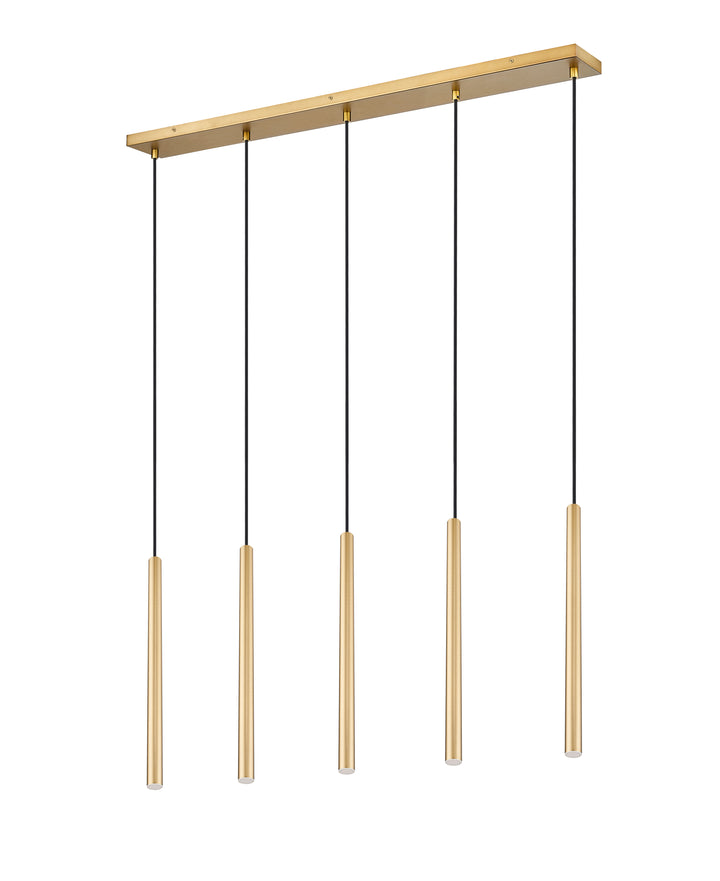 Forest - LED 5 Light Linear Chandelier (919MP24-5L-MGLD)