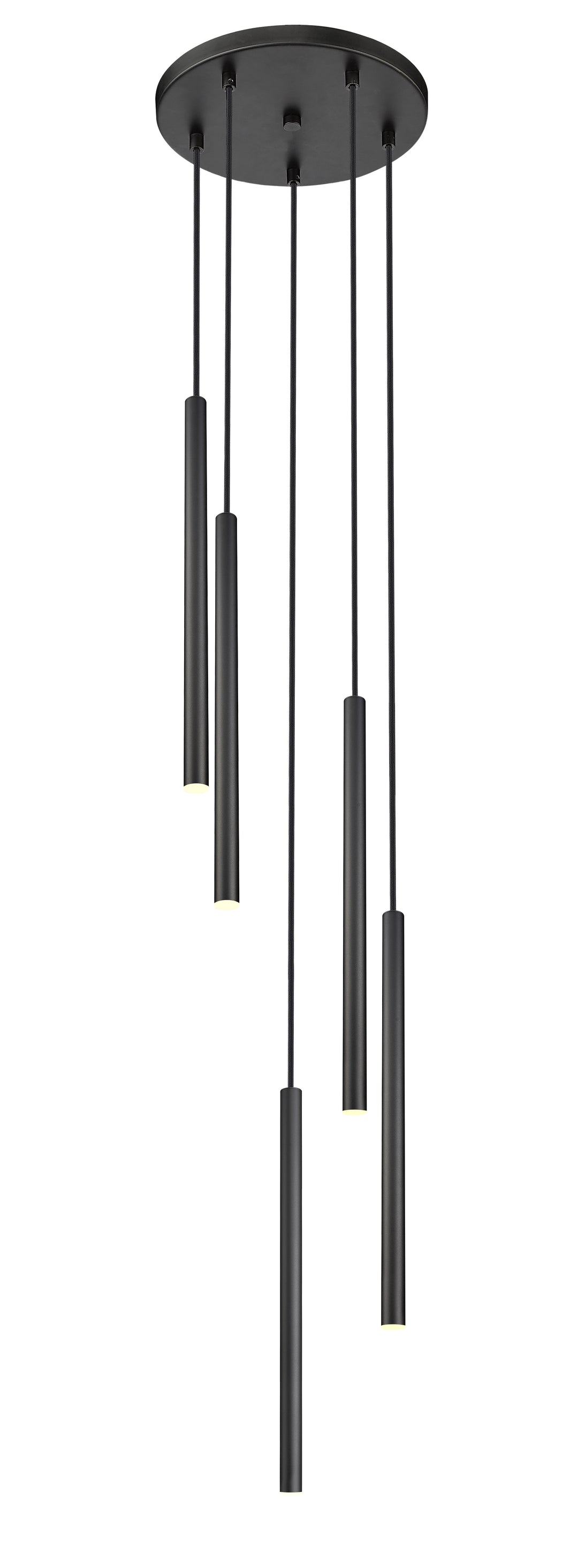 Forest - LED 5 Light Chandelier (919MP24-5R-MB)