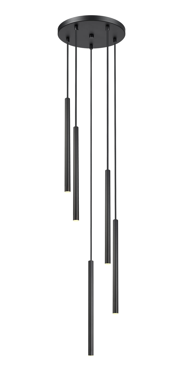 Forest - LED 5 Light Chandelier (919MP24-5R-MB)