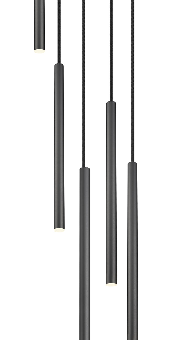 Forest - LED 5 Light Chandelier (919MP24-5R-MB)