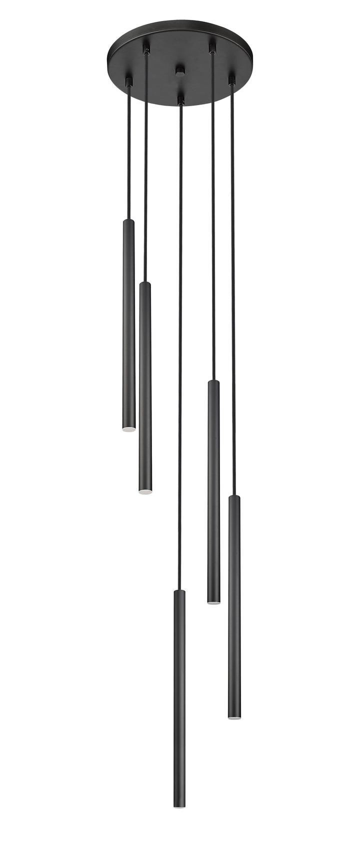 Forest - LED 5 Light Chandelier (919MP24-5R-MB)