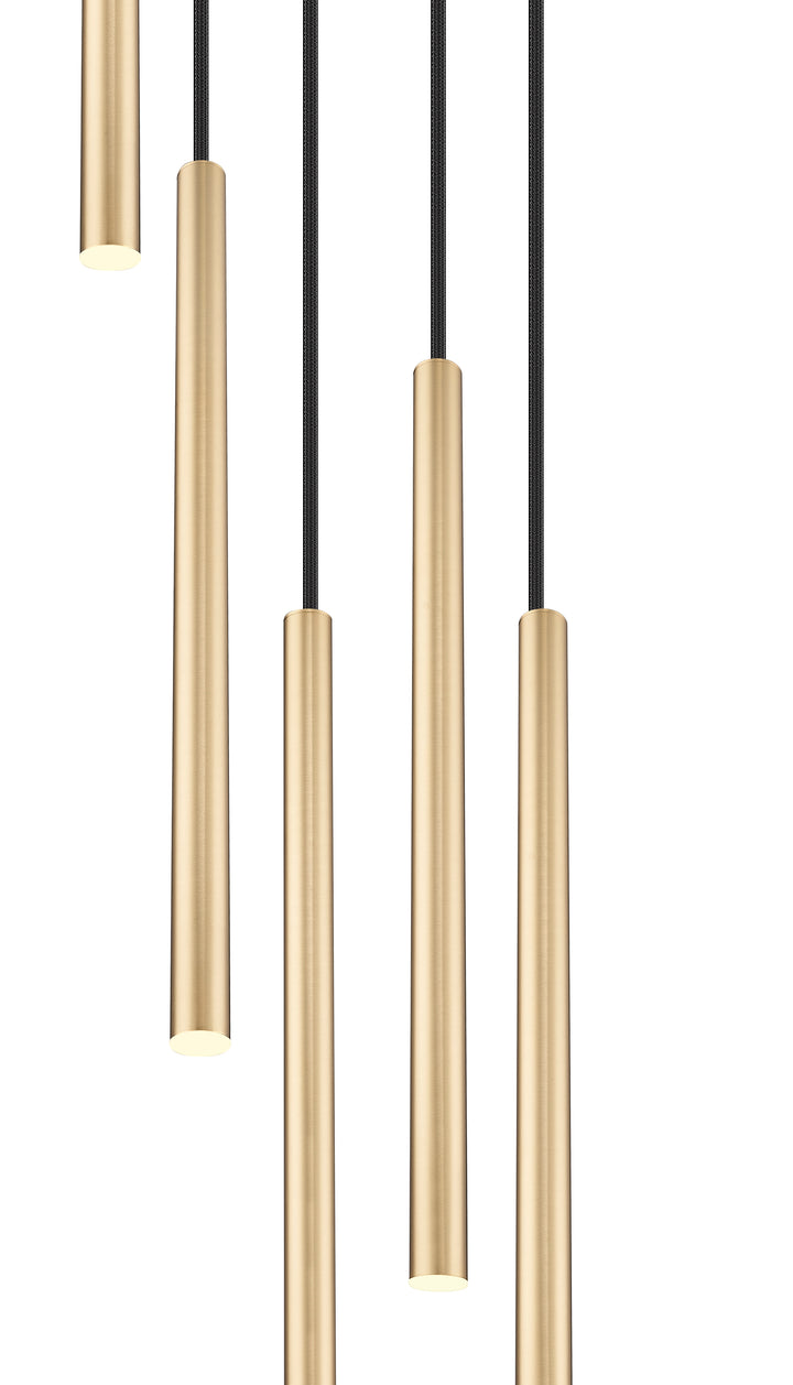 Forest - LED 5 Light Chandelier (919MP24-5R-MGLD)