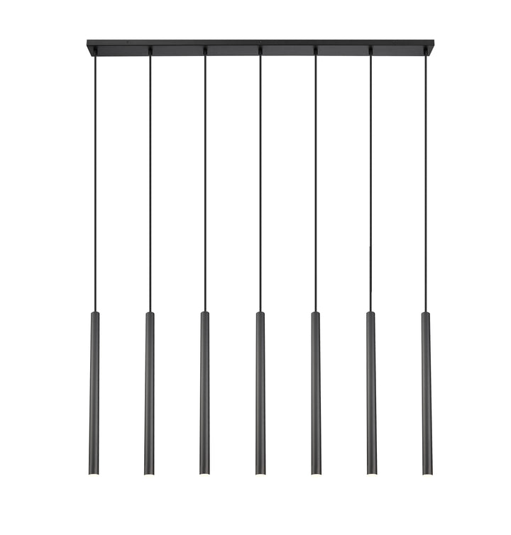Forest - LED 7 Light Linear Chandelier (919MP24-7L-MB)