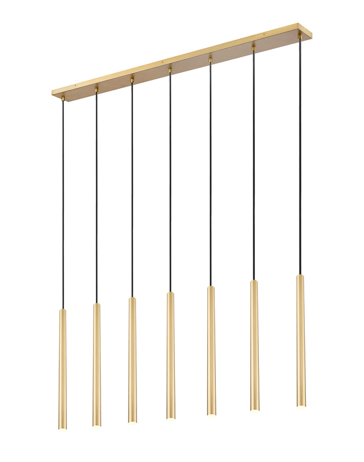 Forest - LED 7 Light Linear Chandelier (919MP24-7L-MGLD)