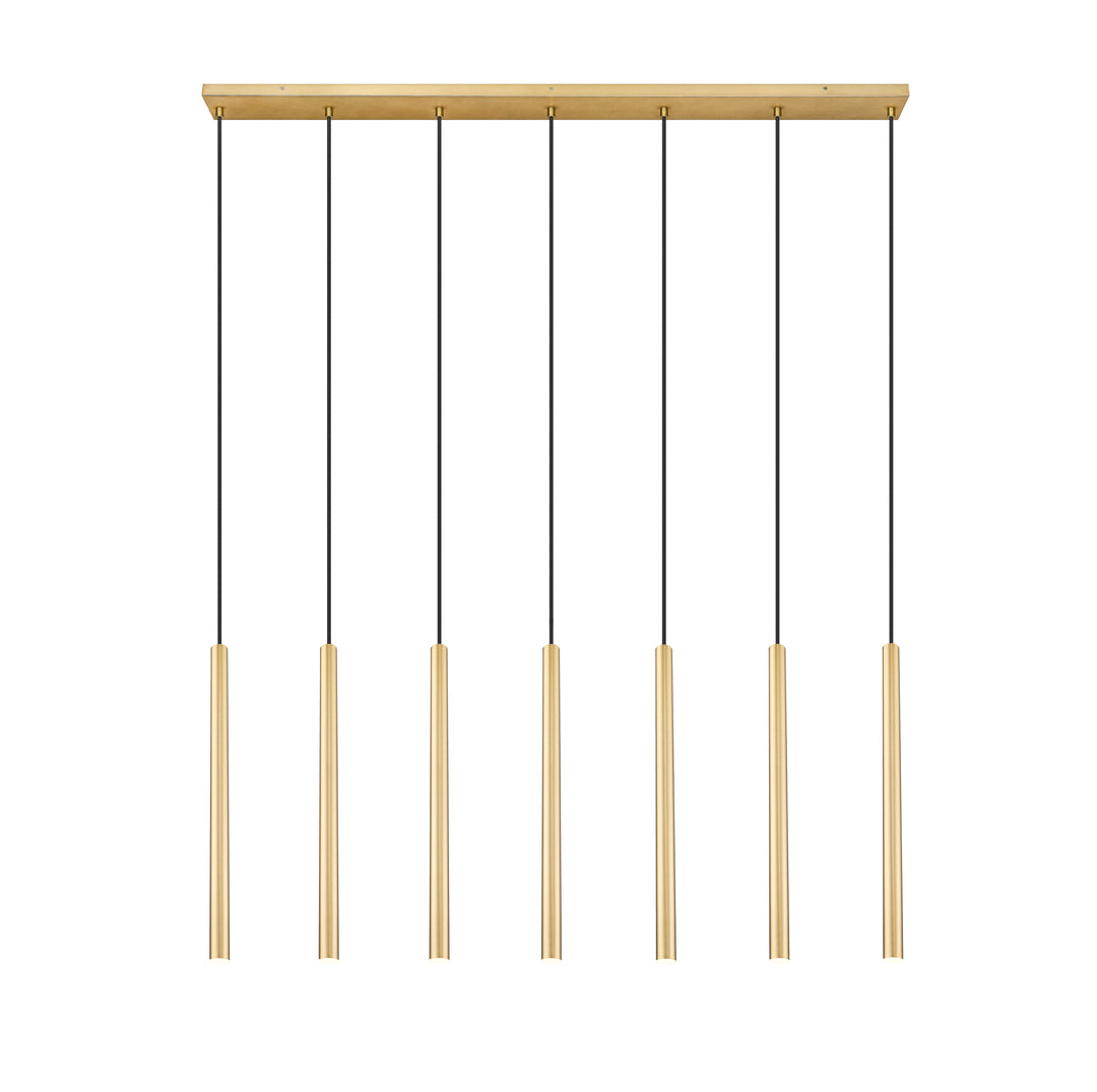 Forest - LED 7 Light Linear Chandelier (919MP24-7L-MGLD)