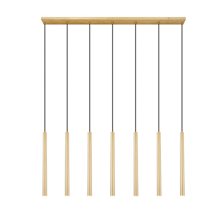 Forest - LED 7 Light Linear Chandelier (919MP24-7L-MGLD)