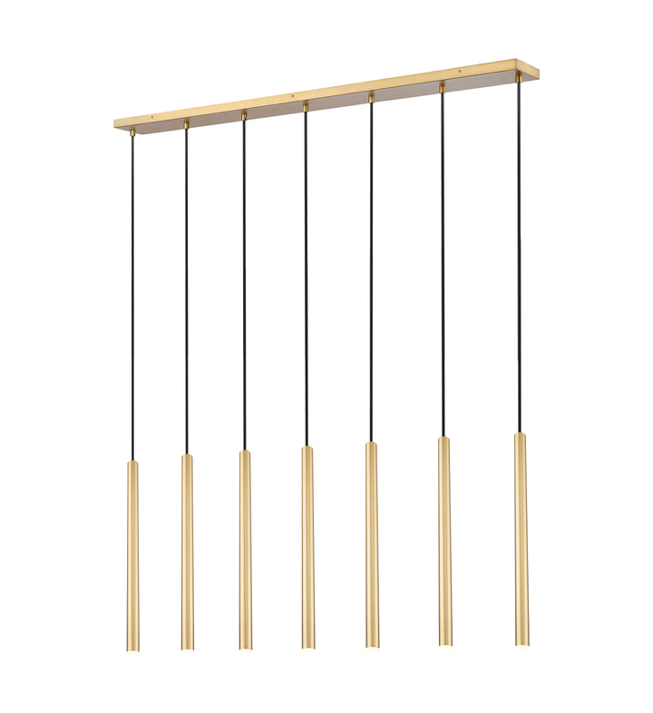 Forest - LED 7 Light Linear Chandelier (919MP24-7L-MGLD)