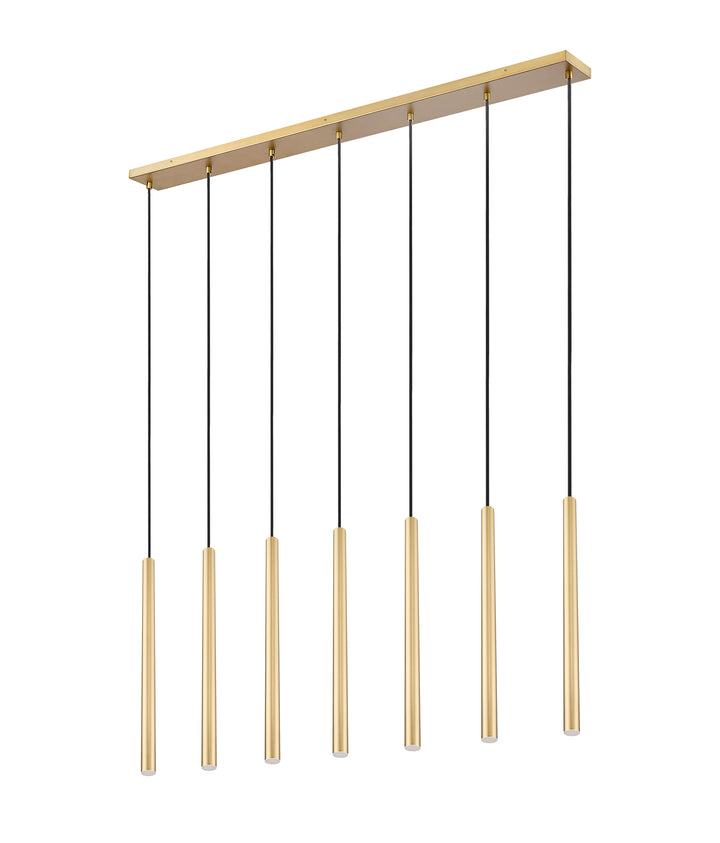 Forest - LED 7 Light Linear Chandelier (919MP24-7L-MGLD)