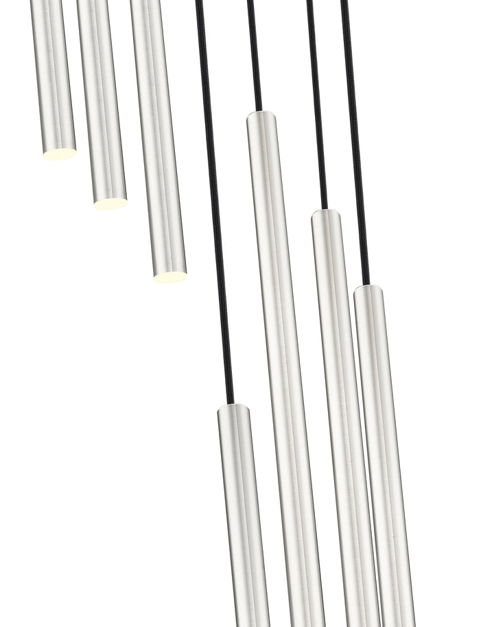 Forest - LED 7 Light Chandelier (919MP24-7R-BN)