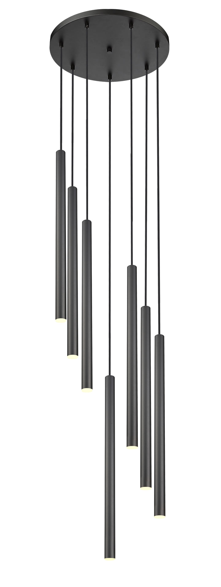 Forest - LED 7 Light Chandelier (919MP24-7R-MB)