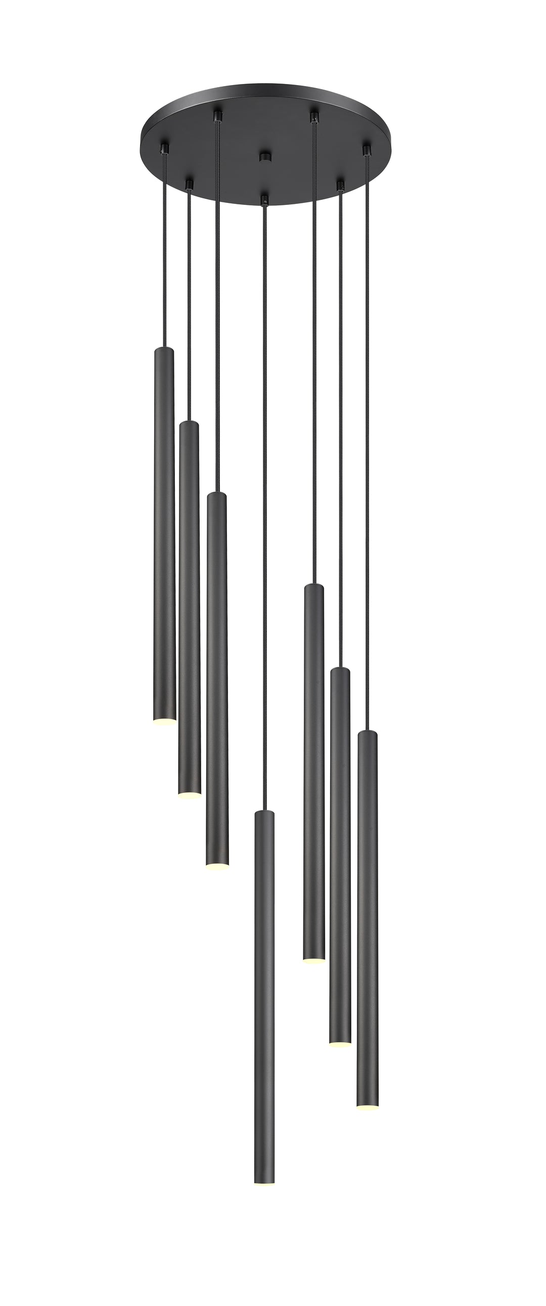 Forest - LED 7 Light Chandelier (919MP24-7R-MB)