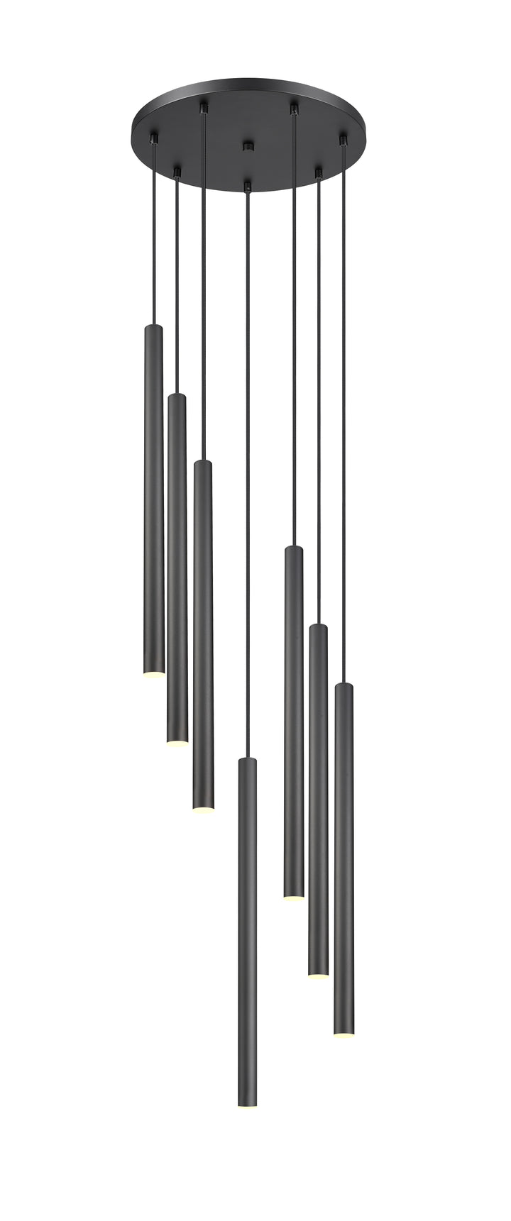 Forest - LED 7 Light Chandelier (919MP24-7R-MB)
