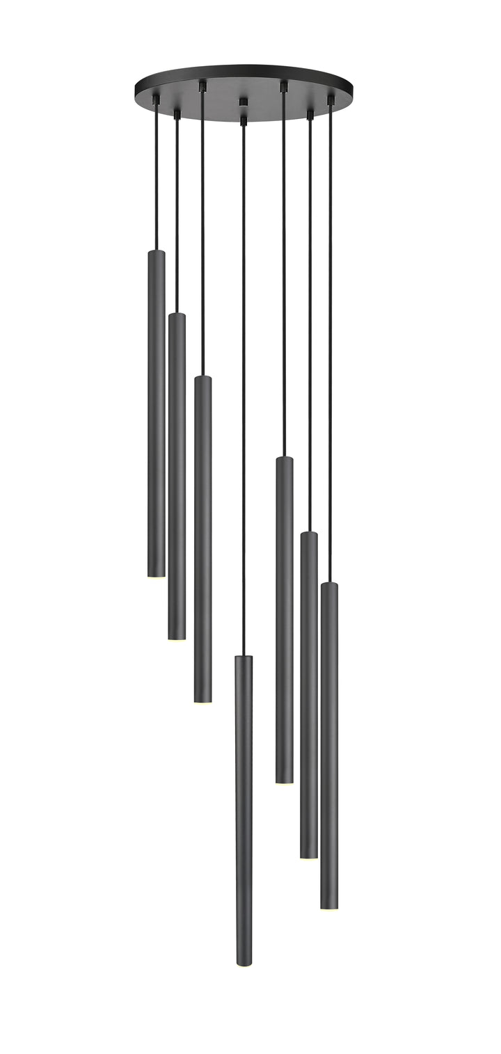 Forest - LED 7 Light Chandelier (919MP24-7R-MB)