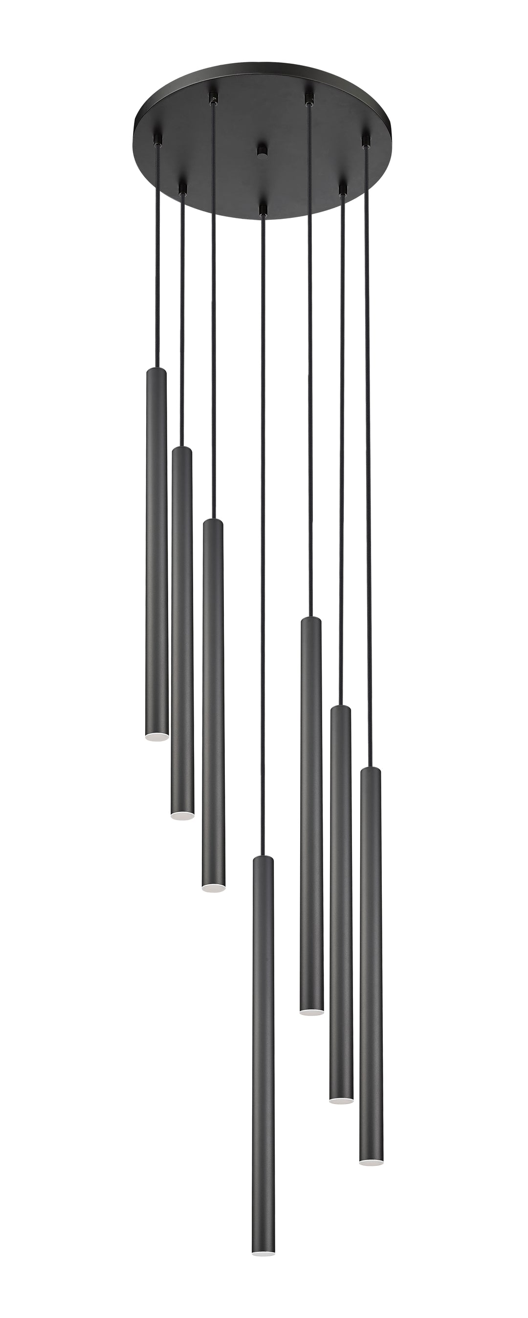 Forest - LED 7 Light Chandelier (919MP24-7R-MB)