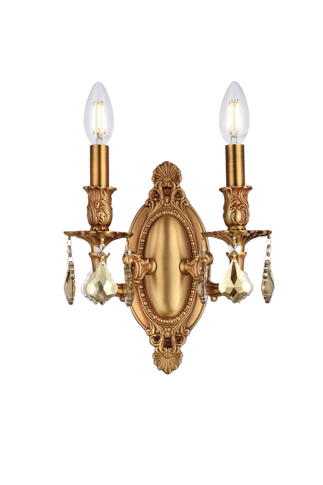Rosalia Crystal Wall Sconce by Elegant - view 11