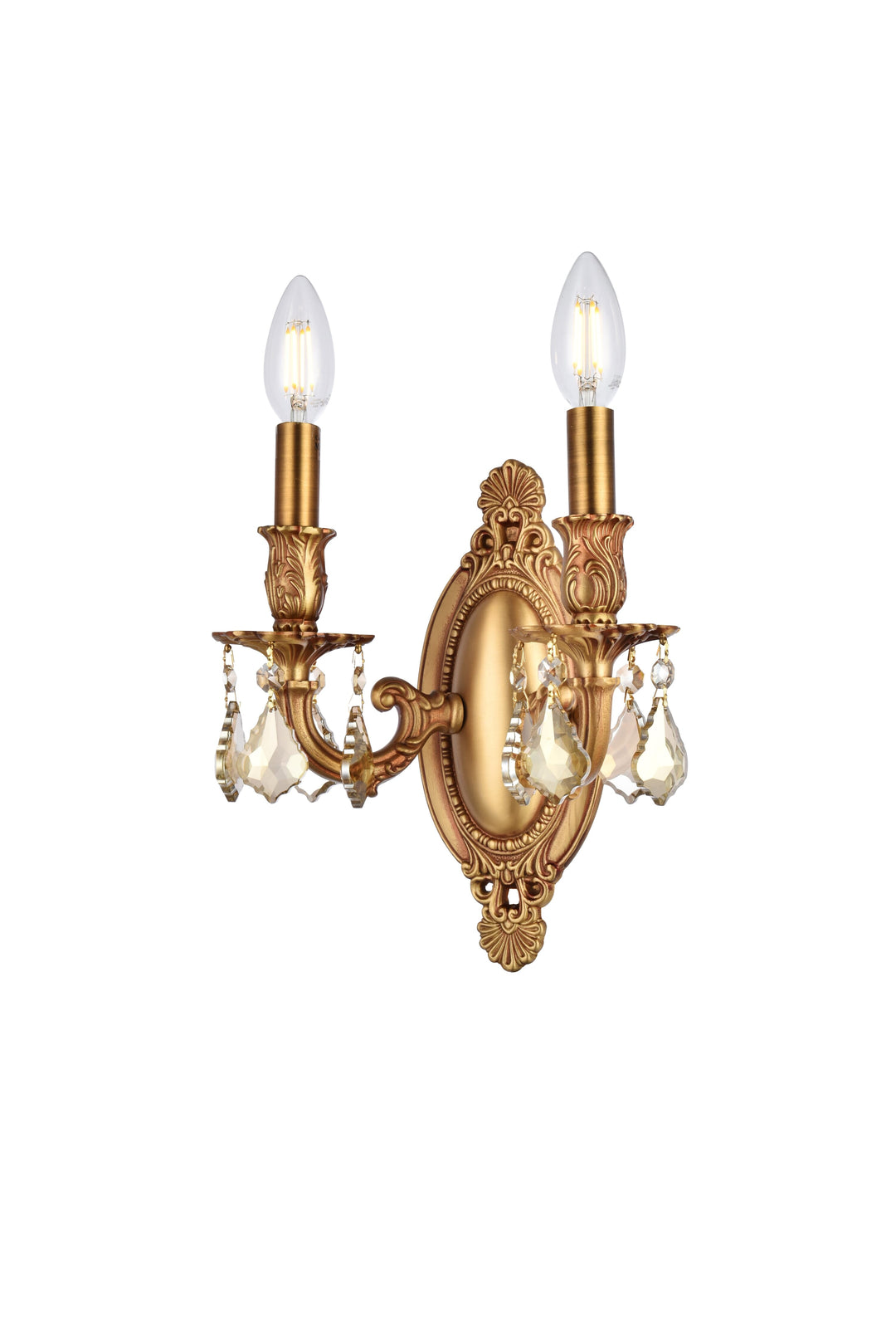 Rosalia Crystal Wall Sconce by Elegant - view 13