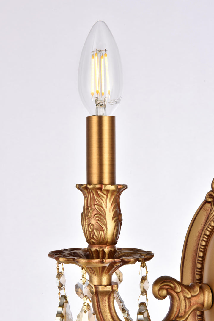 Rosalia Crystal Wall Sconce by Elegant - view 14