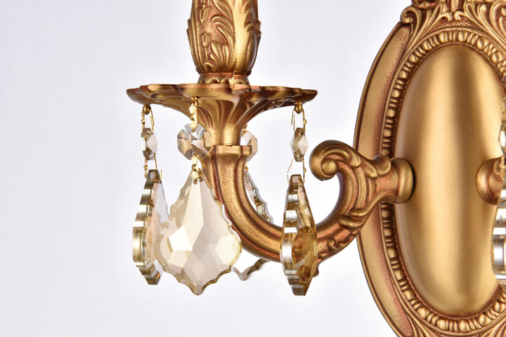 Rosalia Crystal Wall Sconce by Elegant - view 15
