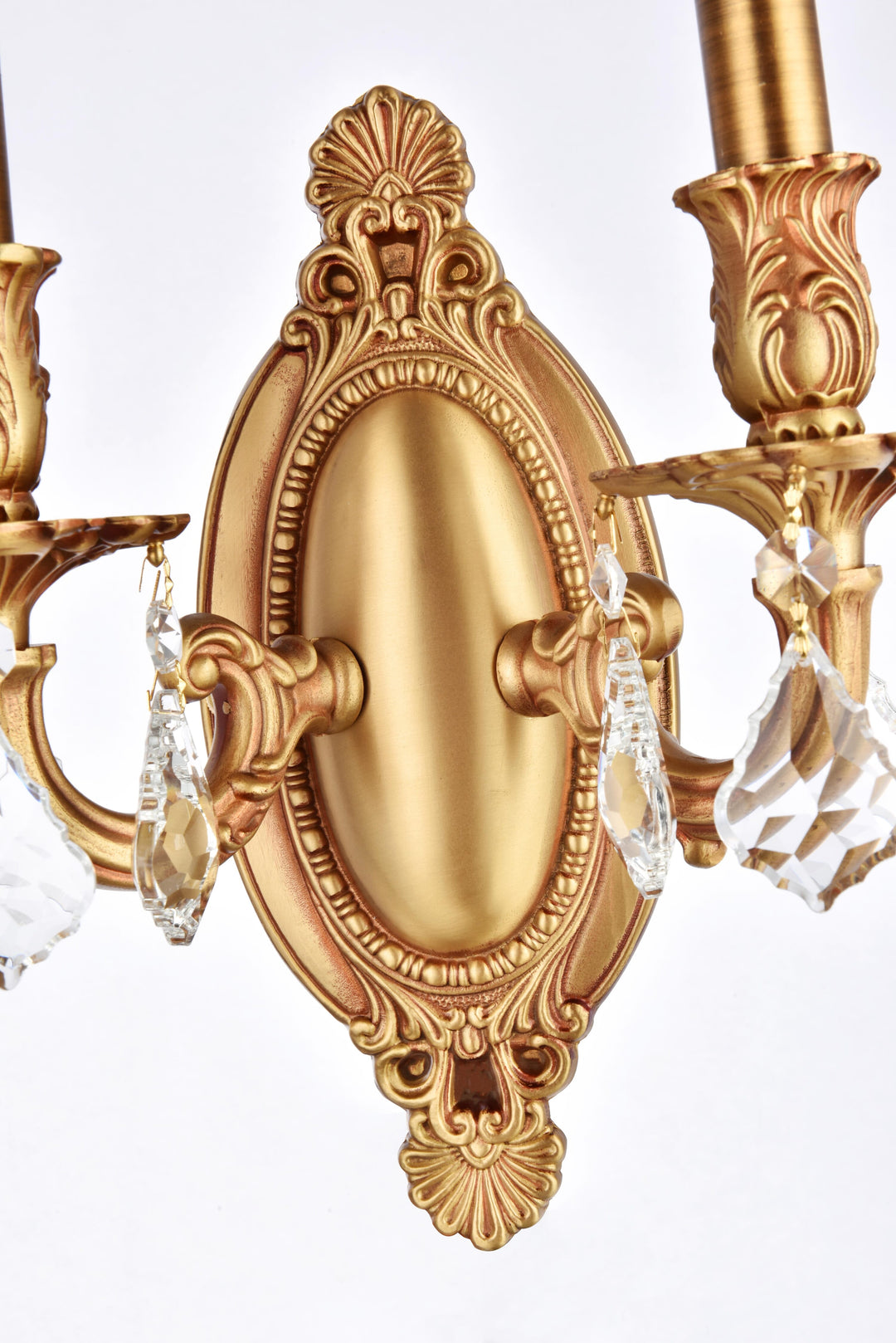 Rosalia Crystal Wall Sconce by Elegant - view 8