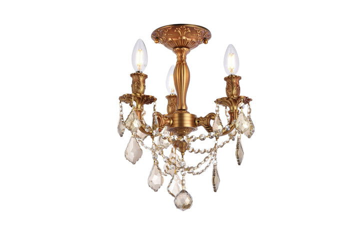 Rosalia Crystal Flush Mount by Elegant - view 15