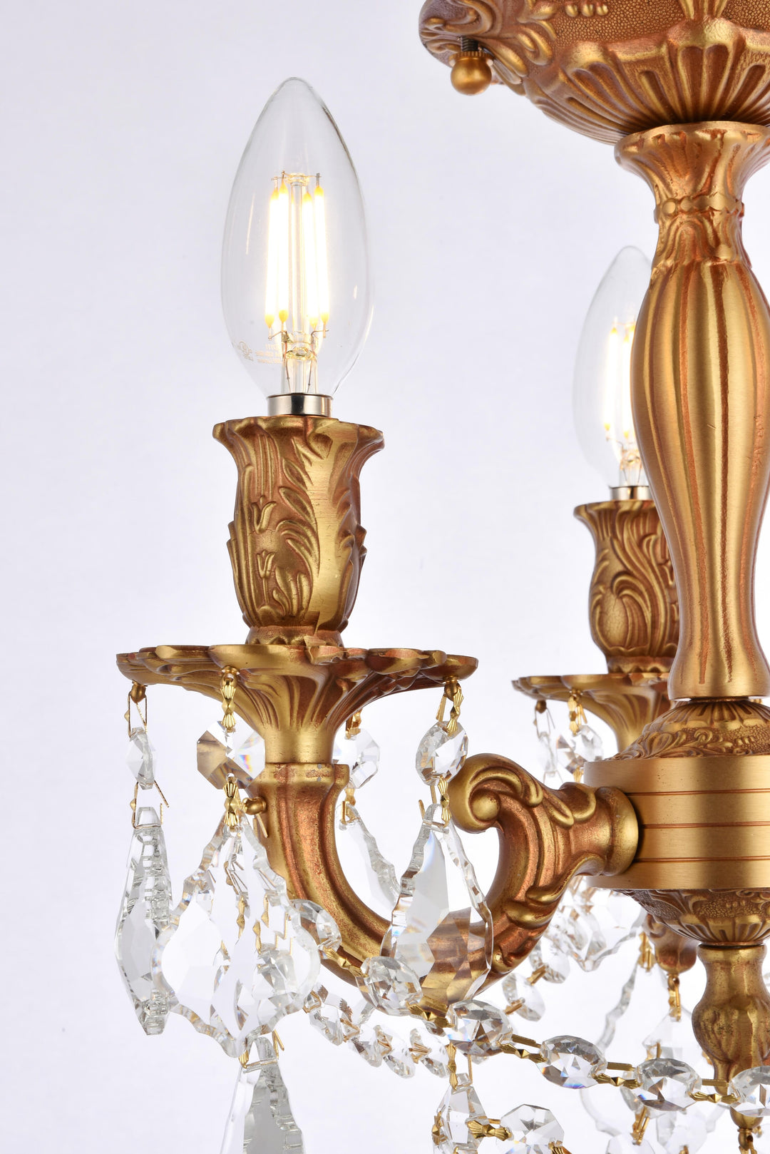 Rosalia Crystal Flush Mount by Elegant - view 7