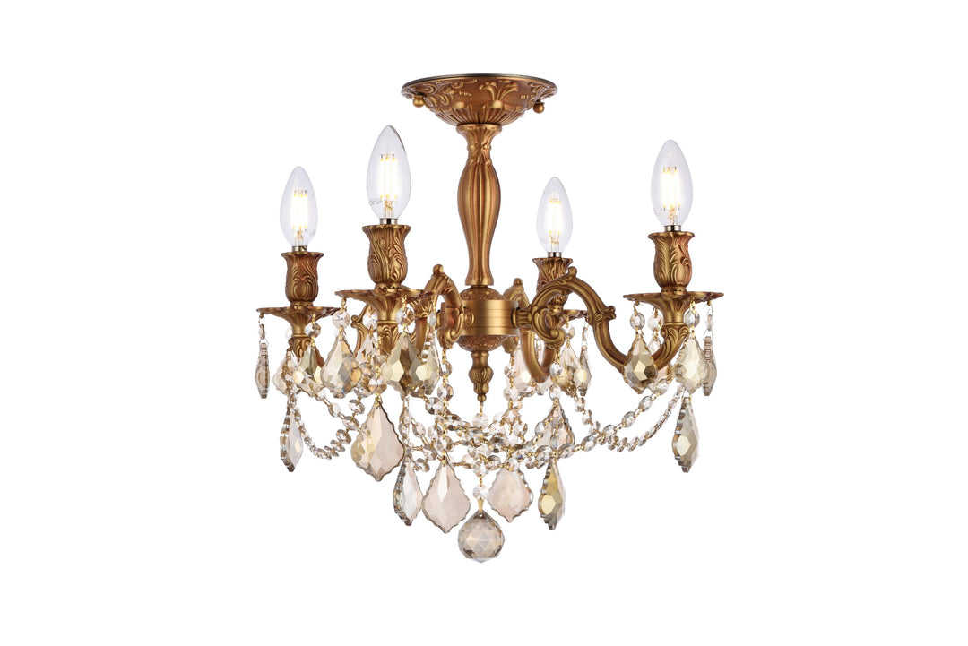 Rosalia Crystal Flush Mount (9204) by Elegant - view 13
