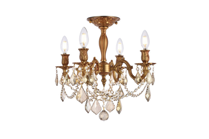 Rosalia Crystal Flush Mount (9204) by Elegant - view 13