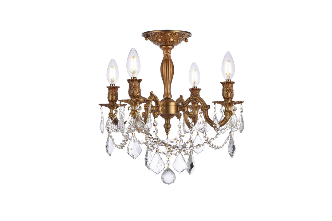 Rosalia Crystal Flush Mount (9204) by Elegant - view 3