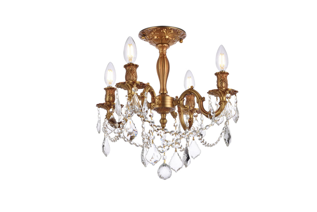 Rosalia Crystal Flush Mount (9204) by Elegant - view 5
