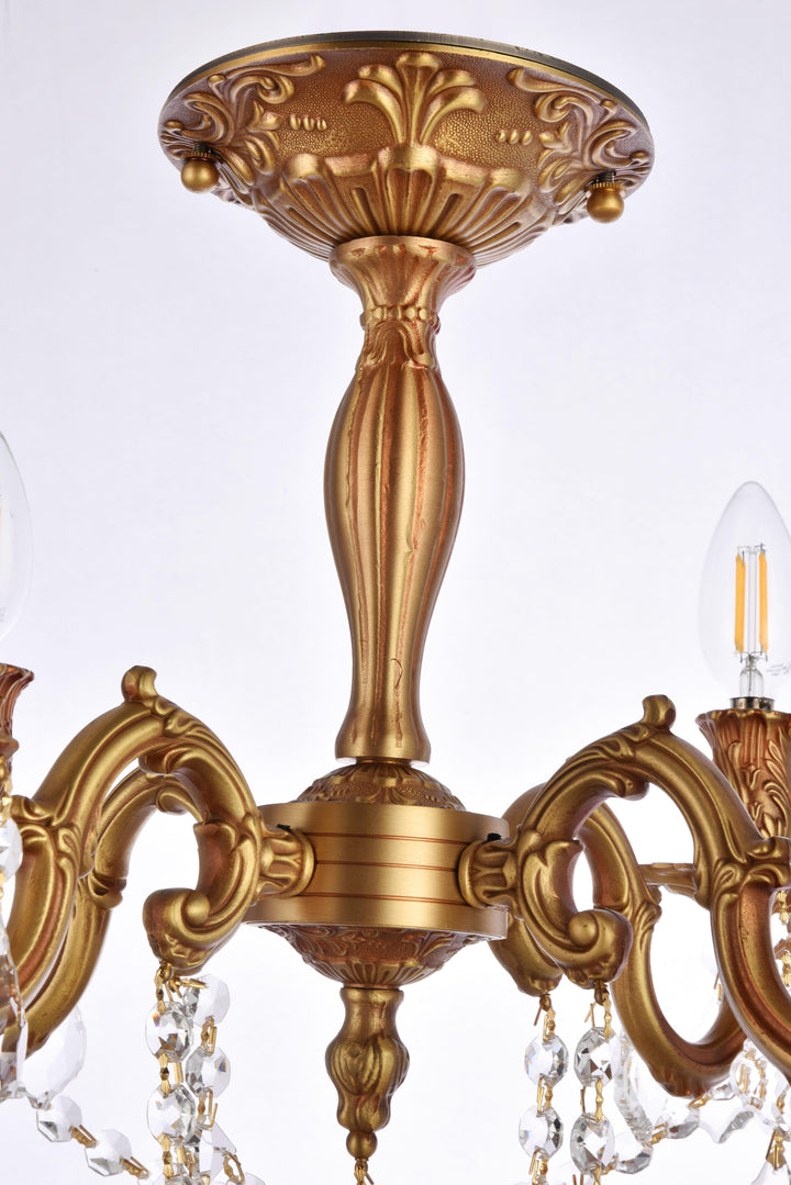 Rosalia Crystal Flush Mount (9204) by Elegant - view 7