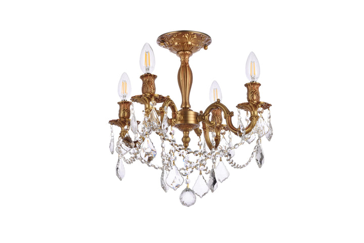 Rosalia Crystal Flush Mount (9204) by Elegant - view 9