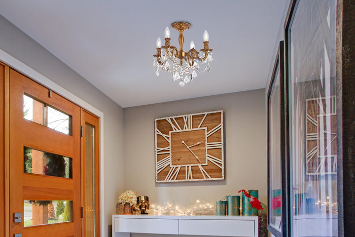 Rosalia Crystal Flush Mount (9204) by Elegant - view 11