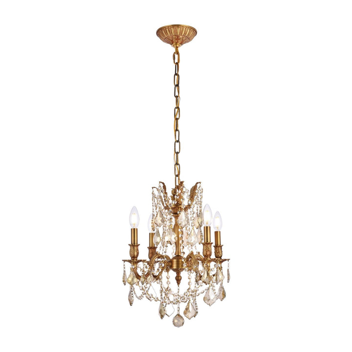 Rosalia Crystal Pendant (9204) in French Gold by Elegant