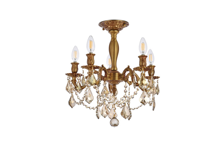 Rosalia Crystal Flush Mount (9205) by Elegant - view 19