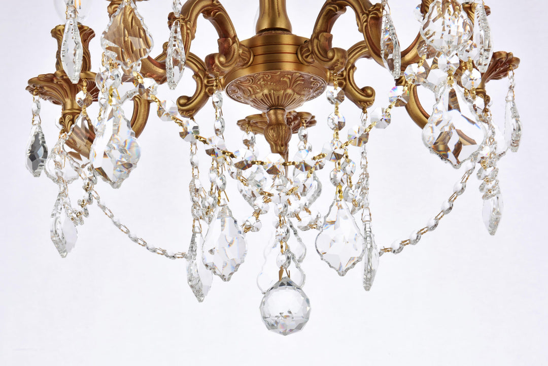 Rosalia Crystal Flush Mount (9205) by Elegant - view 6