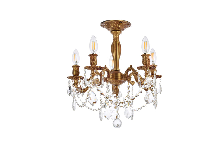 Rosalia Crystal Flush Mount (9205) by Elegant - view 9