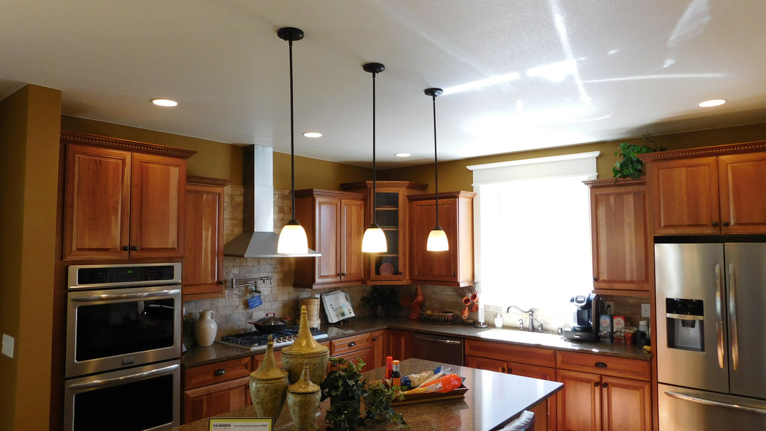 Stefan 1-Light Mini Pendant Oil Rubbed Bronze room setting
