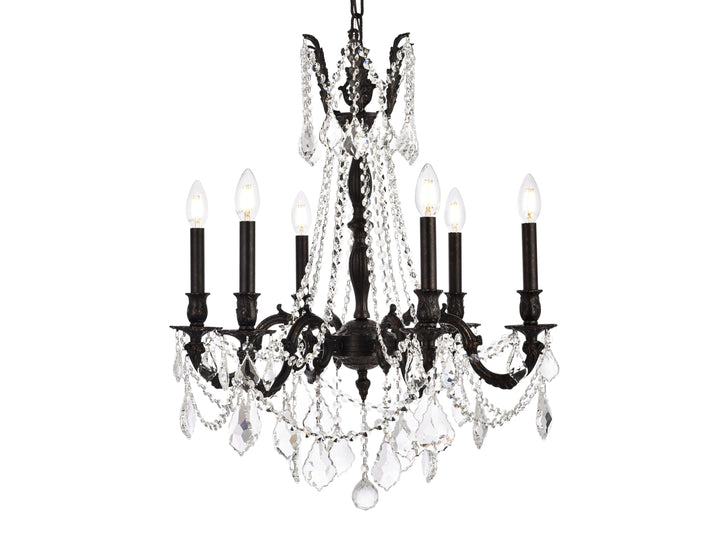 Rosalia Crystal Chandelier by Elegant - view 4