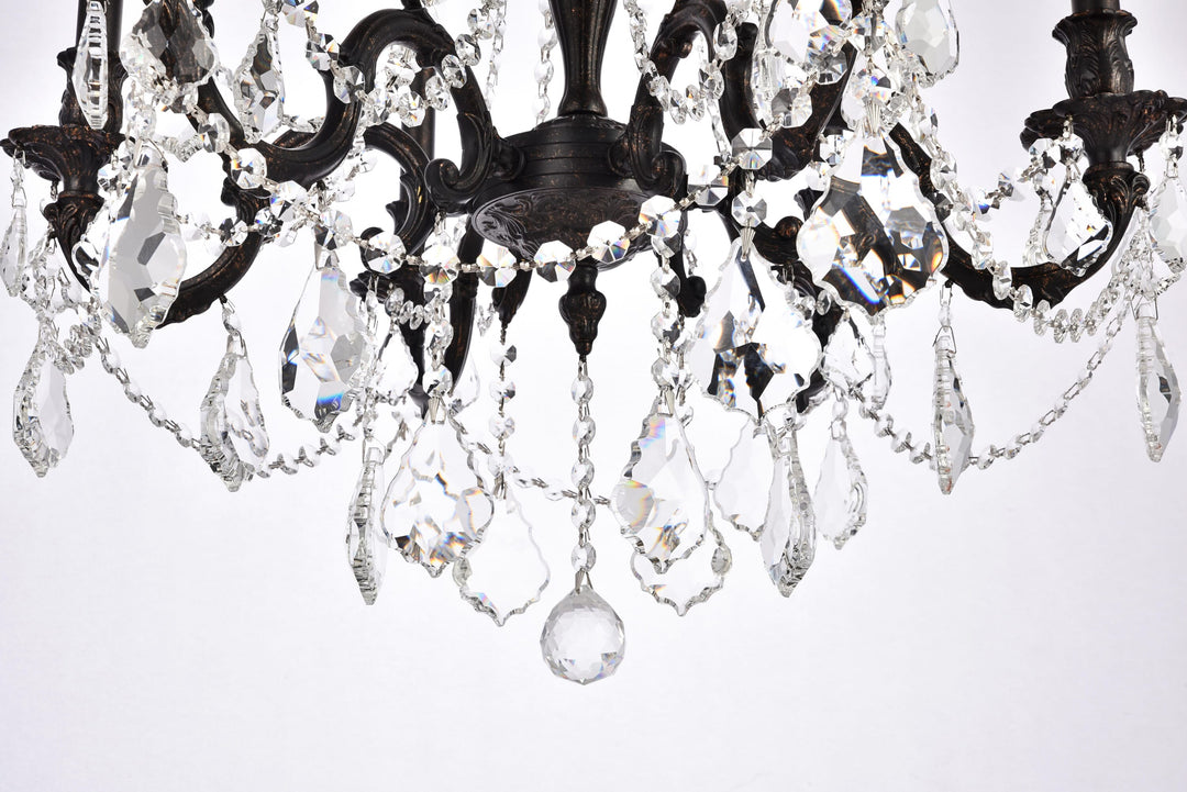 Rosalia Crystal Chandelier by Elegant - view 5