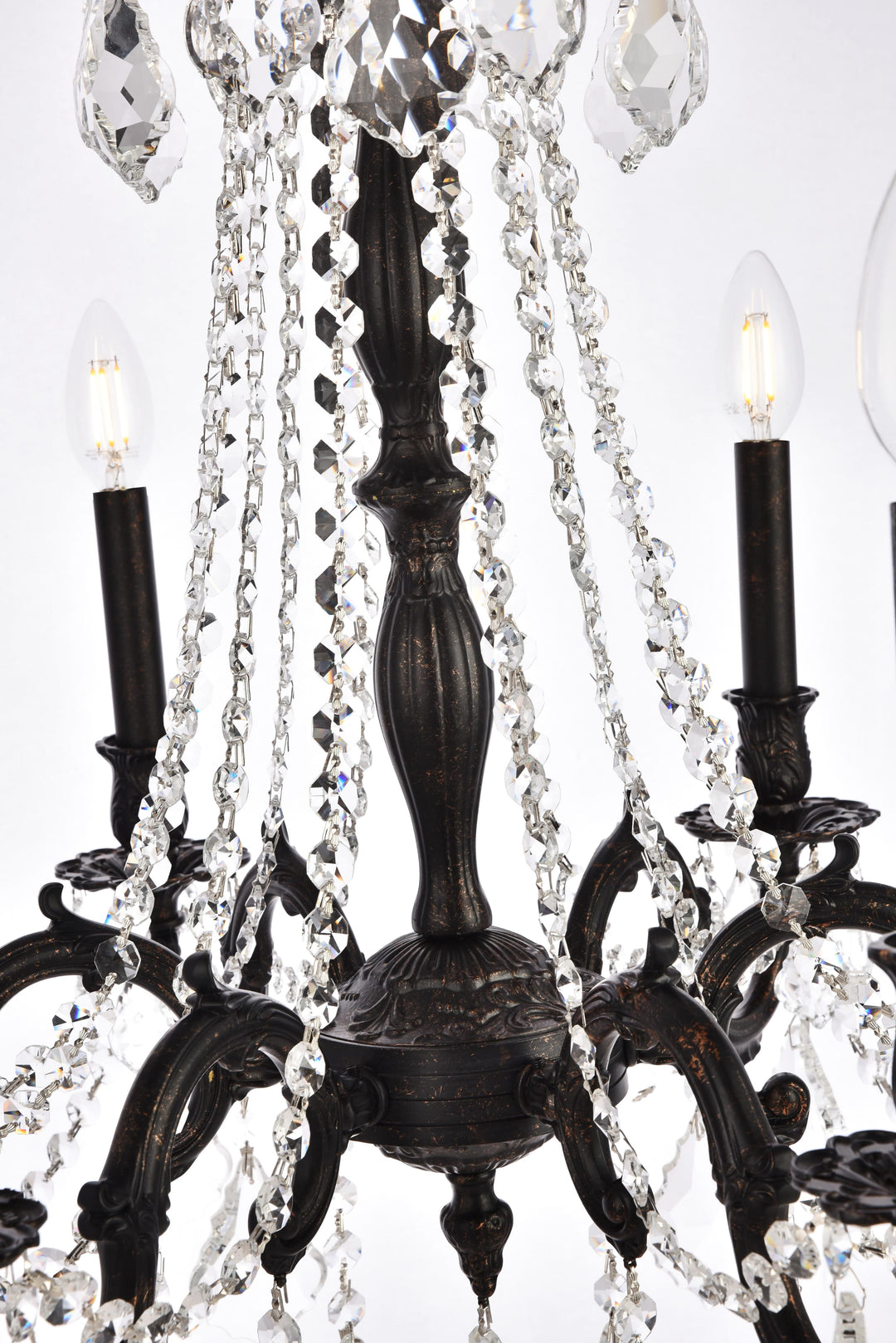 Rosalia Crystal Chandelier by Elegant - view 7