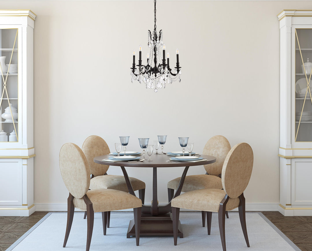 Rosalia Crystal Chandelier by Elegant - view 9