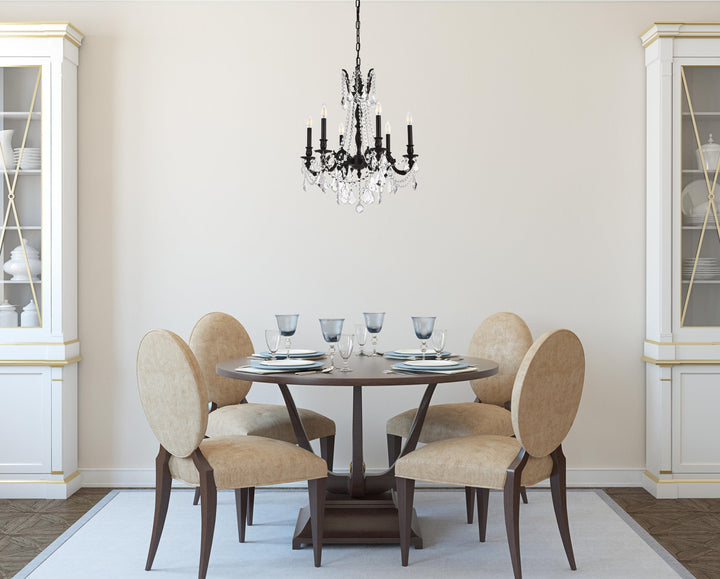 Rosalia Crystal Chandelier by Elegant - view 9