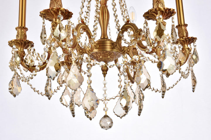 Rosalia Crystal Chandelier by Elegant - view 17