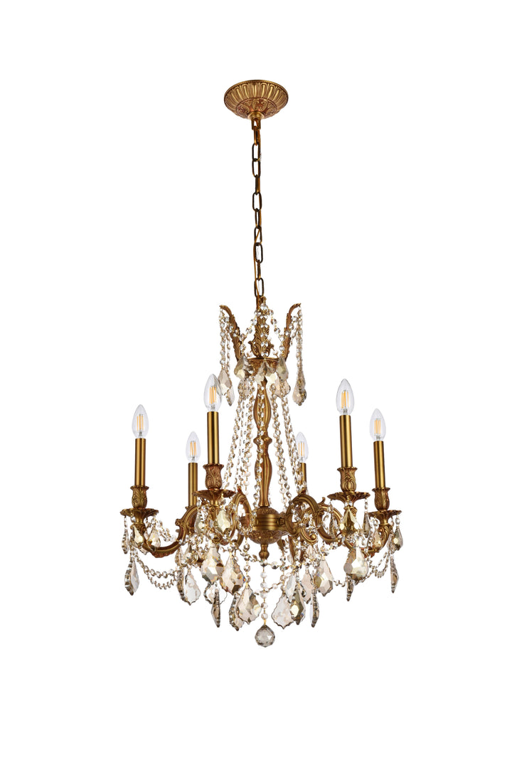 Rosalia Crystal Chandelier by Elegant - view 20