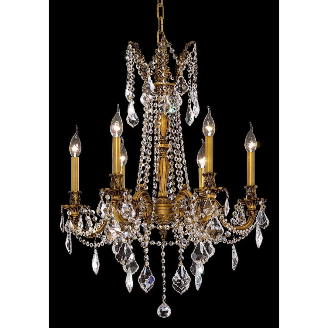 Rosalia Crystal Chandelier in French Gold by Elegant