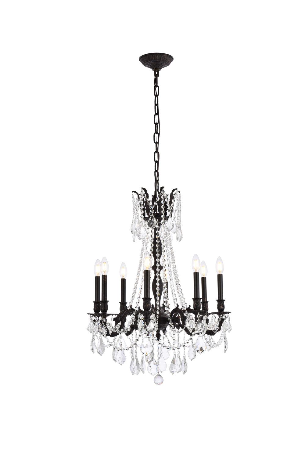 Rosalia Crystal Chandelier (9208) by Elegant - view 2