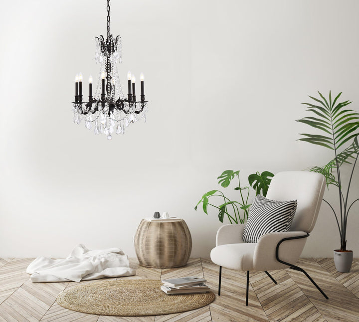 Rosalia Crystal Chandelier (9208) by Elegant - view 3