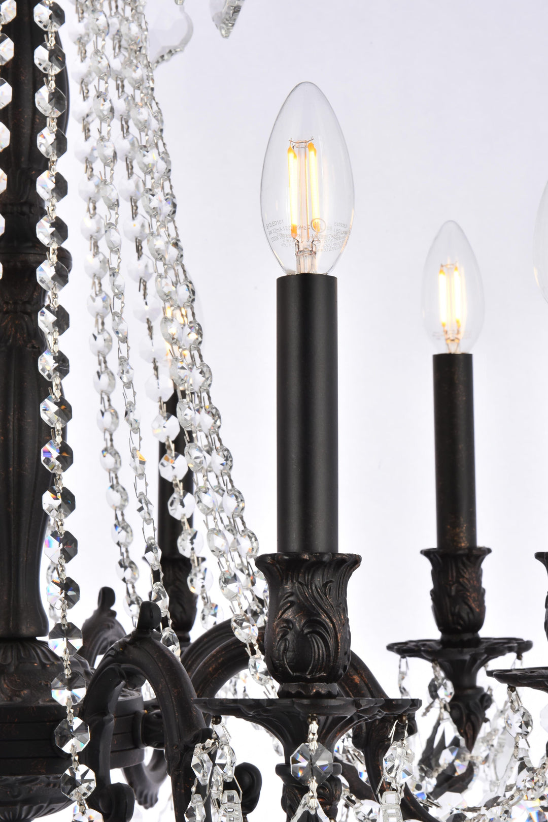 Rosalia Crystal Chandelier (9208) by Elegant - view 6