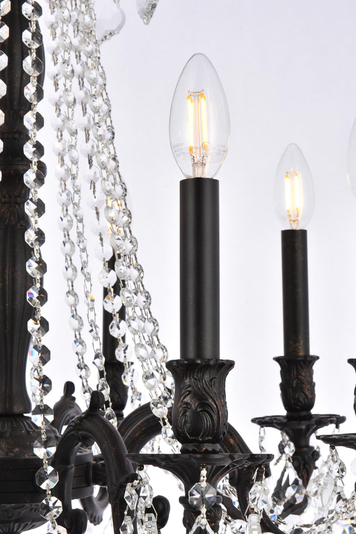 Rosalia Crystal Chandelier (9208) by Elegant - view 6