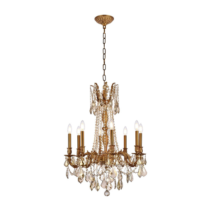 Rosalia Crystal Chandelier (9208) in French Gold by Elegant